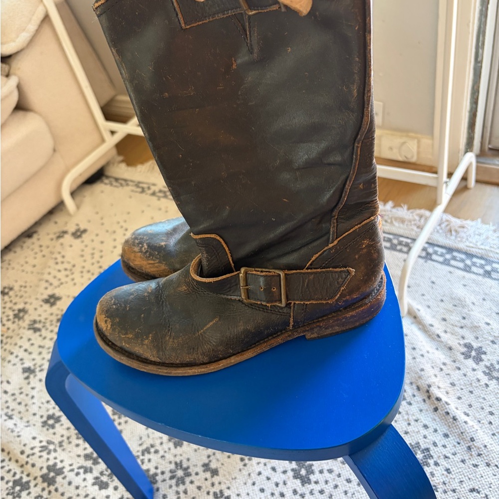 steve madden women’s free bird black leather — 9 - Picture 2 of 6